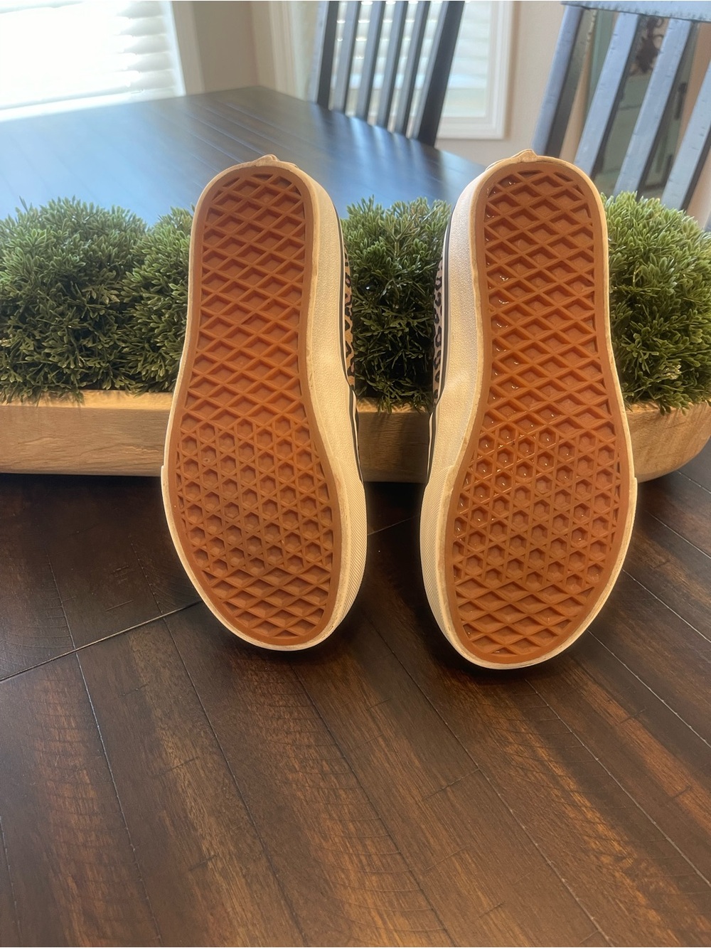 Vans Slip-On Sneakers Leopard Print Tan Black - Picture 3 of 3